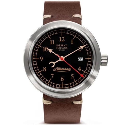 Allemano Day Automatic 44 mm DAY-A1919NP-P-B-M