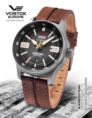 Vostok Europe Expedition Nordpol 1 592A555 Leather