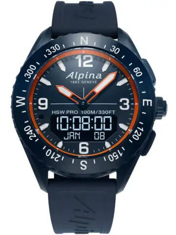 Alpina AL-283LNO5NAQ6 Alpiner X Smartwatch 47mm 10ATM