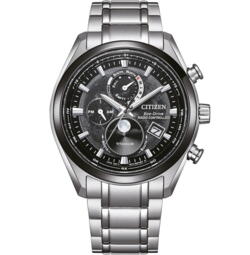 Citizen BY1018-80E Eco-Drive Moon Phase Titanium Radio