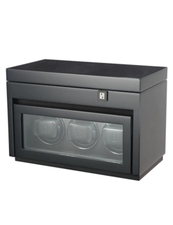 Paul Design Watch Winder Gentlemen 3+5 Black Highgloss 20098