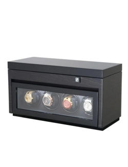 Paul Design Watch Winder Gentlemen 4+6 Black Apricot 20055