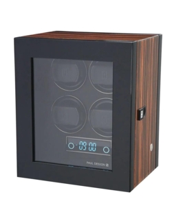 Paul Design Watch Winder Gentlemen 4 Macassar 20119