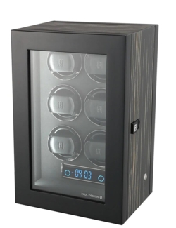 Paul Design Watch Winder Gentlemen 6 Black Shadow 20102
