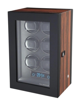 Paul Design Watch Winder Gentlemen 6 Macassar 20118
