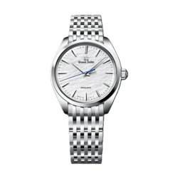 Grand Seiko Elegance White Omiwatari Gods Footsteps Spring Drive 38.5mm SBGY013