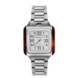 Briston Streamliner Kennedy - Auto - White Steel Bracelet