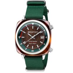 Briston Clubmaster Diver - Yachting - British Green