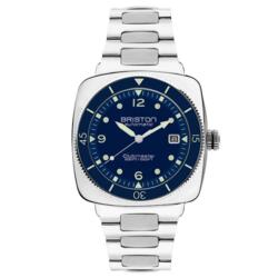 Briston Clubmaster Legend Diver - Steel - Navy blue
