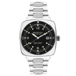 Briston Clubmaster Legend Diver - Steel - Black