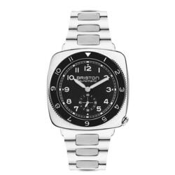 Briston Clubmaster Legend - Small Second - Steel - Black
