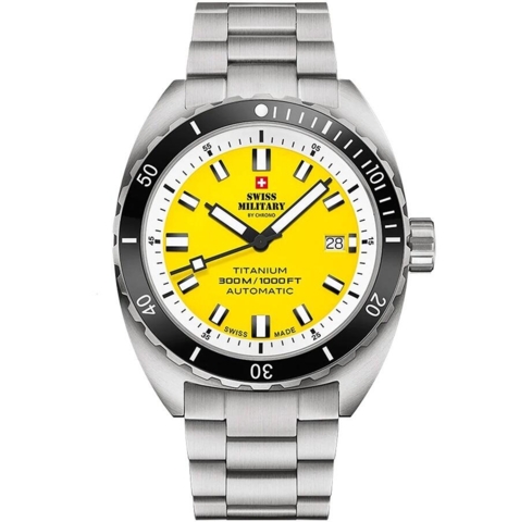 Swiss Military SMA34100.05 Diver Titanium Automatic 30ATM