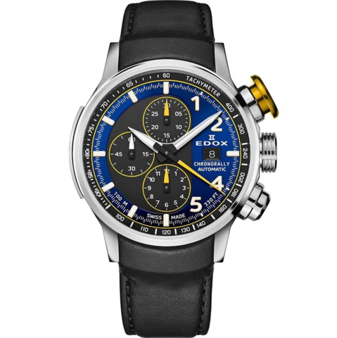 Edox 01129-TTNJCN-BUNJ Chronorally Automatic 10ATM