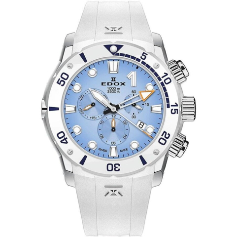 Edox 10242-TINB-BUICDNO CO-1 Chronograph Mens Watch 100ATM