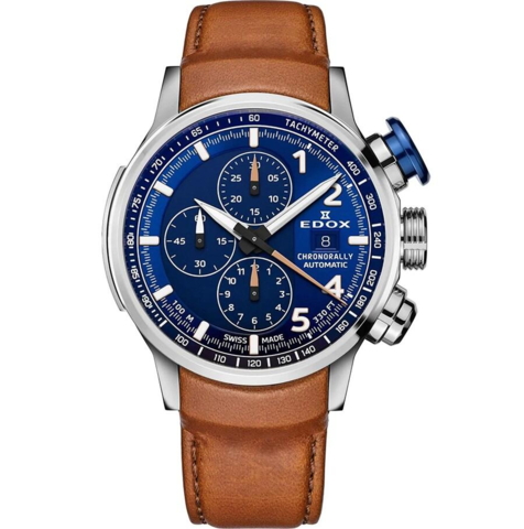 Edox 01129-TBUCBR-BUBR  Chronorally Automatic 10ATM