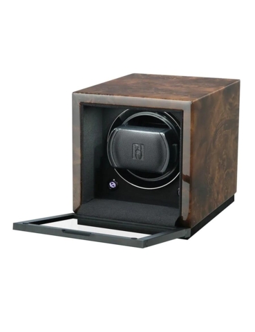 Paul Design Watch Winder Gentlemen 1D Burlwood 20107