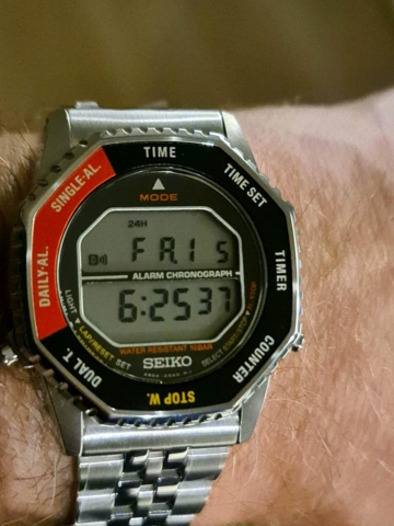 Seiko Digital Quartz S Series Space Nasa Rotocall SMGG19P1