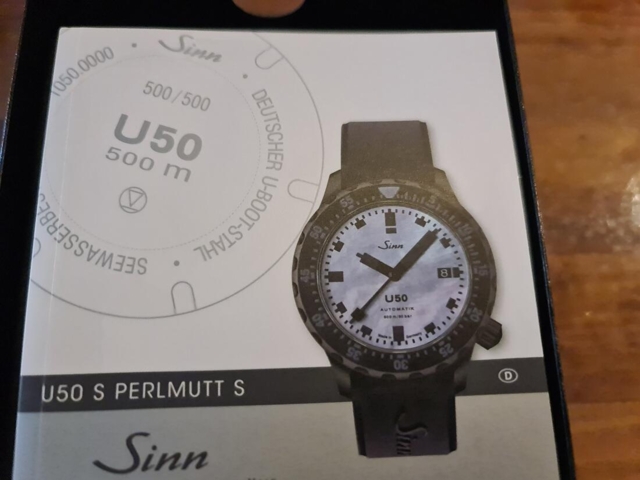 Sinn U50S Perlmutt S (kundesalg)