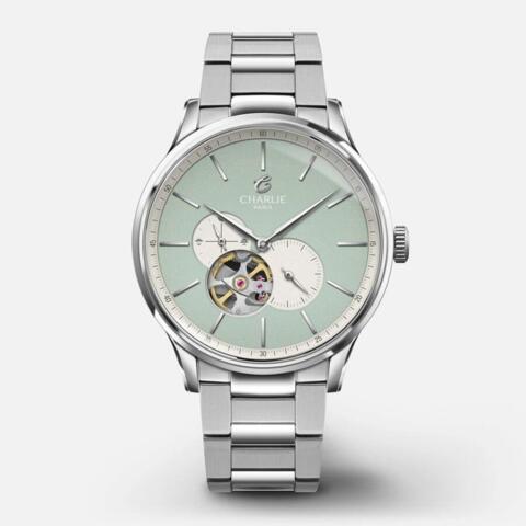 Charlie Paris Intial - Open Heart Green