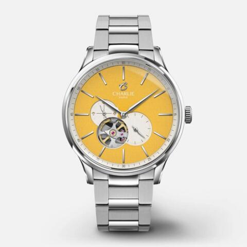 Charlie Paris Intial - Open Heart Yellow Sunshine