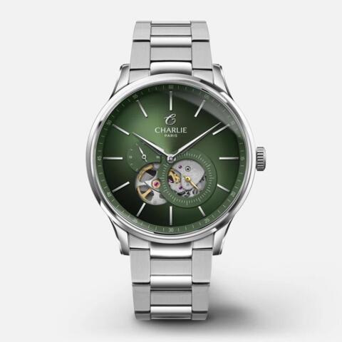 Charlie Paris Intial - INITIAL - Open Heart - Sage