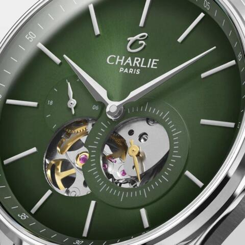 Charlie Paris Intial - INITIAL - Open Heart - Sage