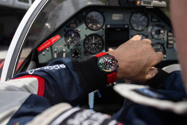 Vostok Europe 'Jurgis Kairys Unlimited Aerobatics 2025' Special Edition Chronograph 592C775 Red Strap