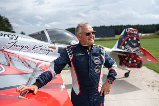 Vostok Europe 'Jurgis Kairys Unlimited Aerobatics 2025' Special Edition Chronograph 592C775 Black Strap