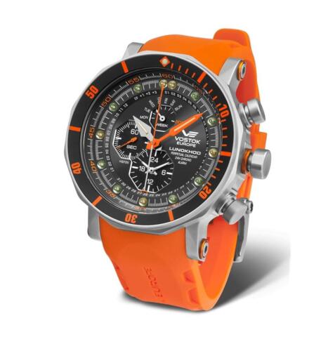 Vostok Europe Lunokhod 2 Multifunktion 620A506 Orange Silicone