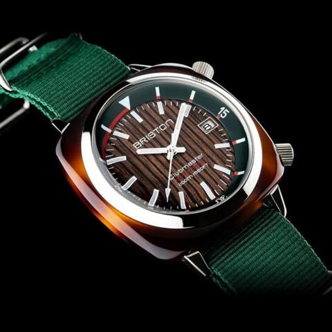 Briston Clubmaster Diver - Yachting - British Green