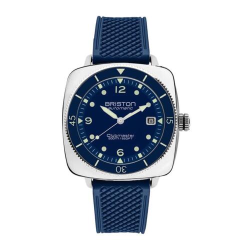 Briston Clubmaster Legend Diver - Steel - Navy blue - FKM