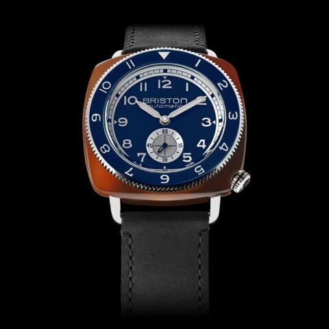 Briston Clubmaster Legend - Small Second - Navy blue
