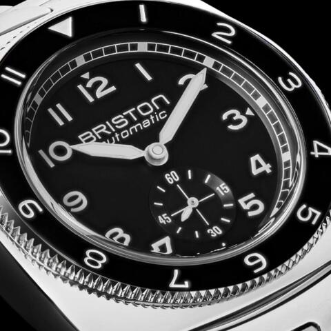 Briston Clubmaster Legend - Small Second - Steel - Black - FKM
