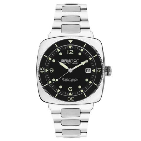 Briston Clubmaster Legend Diver - Steel - Black