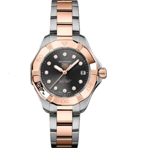 TAG Heuer Aquaracer Professional 200 Solargraph Diamonds Quartz 34 mm WBP1324.BB0005