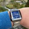 Briston Streamliner Kennedy - Auto - Blue Steel Bracelet