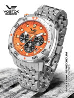 Vostok Europe Systema Periodicum Neon Chronograph ​650A723 Bracelet