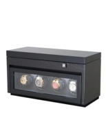 Paul Design Watch Winder Gentlemen 4+6 Black Apricot 20055