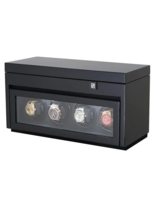 Paul Design Watch Winder Gentlemen 4+6 Black Highgloss 20057