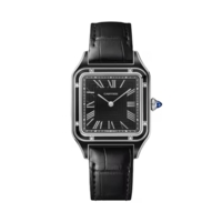 Cartier Santos Dumont Dumont Black Lacquer 43.5 x 31.4 mm WSSA0046