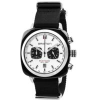 Briston Clubmaster Sport Black Acetate - Chrono - White